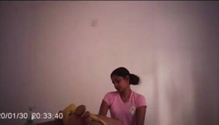 Andra massage center hidden cam