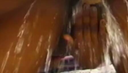 Chocolate babes Caramel and Nicole Douglas enjoy having soixante-neuf and play with different toys