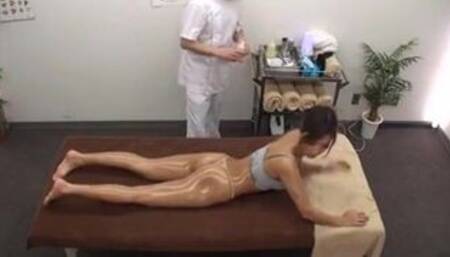 Hot Girl Groped By Masseur Japanese Oil Massage