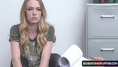 Violet Storm In Sexy Teen Sucks Dick To Avoid Arrest
