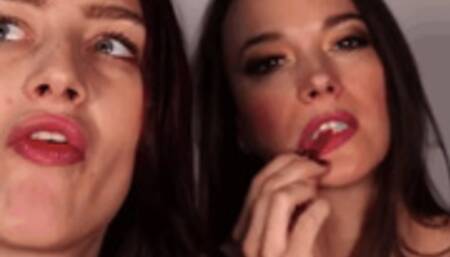 Swallowing Gummy Bears - HD MP4