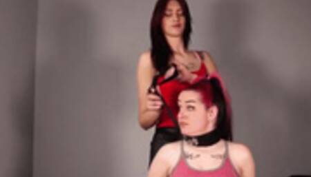 Slave Girl Hand Smothered - HD MP4