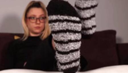 Viky Fuzzy Socks - 4K MP4