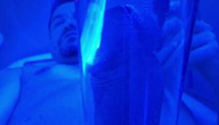 Mister Faith - Penis pump buttplug and cock stroking in solarium