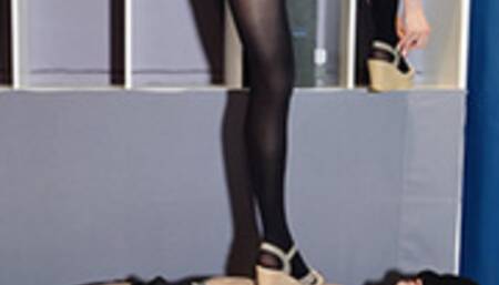 Trampling in a Black Dress (Part 2) (4K)