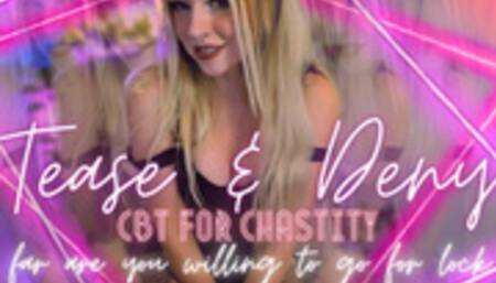 CBT Tease & Deny for Lock Up