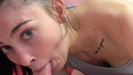 Cheri Foxx goes down on a hard dick