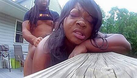 Don Whoe Fucks Lisa Rivera S Throat And Pussy In The Backyard P5