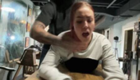 Skool Girl Beating (face view)