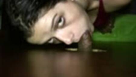 Young Busty Amber Wants More Cock To Suck Next She Gets A Black Cock To Suck At The Gloryhole! (1st half mp4)