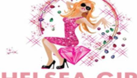 Chelsea's Hard Wood Wedge Shoes Bra & Panties (4K)