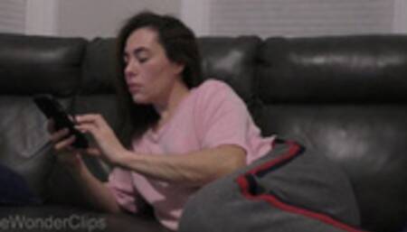 Just A Horny Girl Who Loves Sniffing Her Stinky Ass