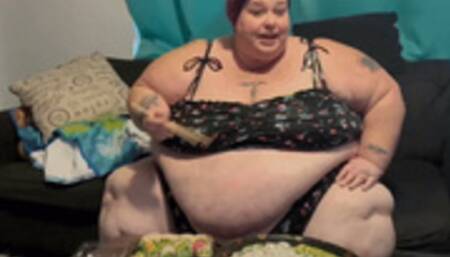 SSBBW Slobby Sushi Stuffing HD