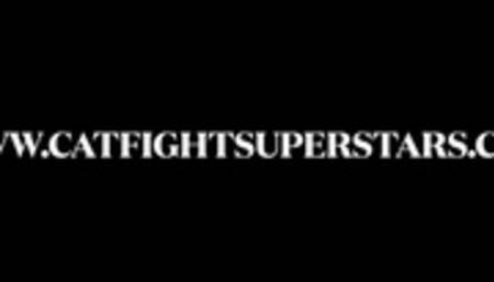 Lesbians' No-Rules Office Pantyhose Catfight