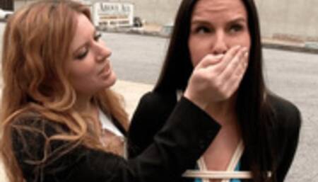 Seat Belt Bondage with Jacquelyn Velvets and Kobe Lee