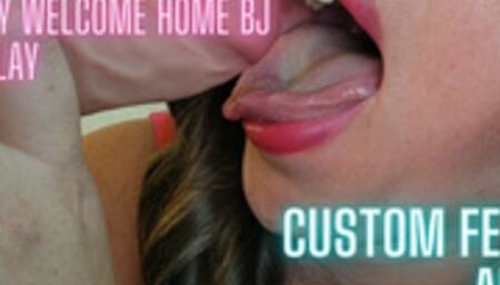 Mx Kitty Babalon's Custom Audio RP - Sloppy Welcome Home BJ