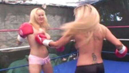 XXX-011 Big Tit & Belly Boxing, Tanya Vs Krystal