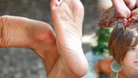 Ginevra's stunning long toes, flexible soles, and slender feet - Video update 13288 HD
