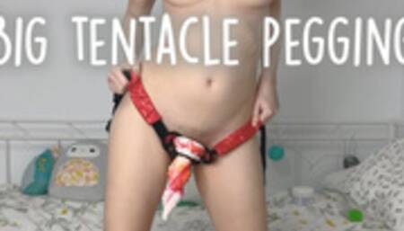 BIG TENTACLE PEGGING open your asshole for my big dildo by KittyStepsis