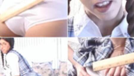 Naughty School Girl Ass Slapping By Dominant Fran Part2