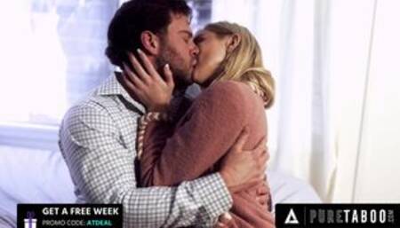 PURE TABOO Hot Blonde Kenzie Anne Receives Surprise Creampie From Compulsive Liar