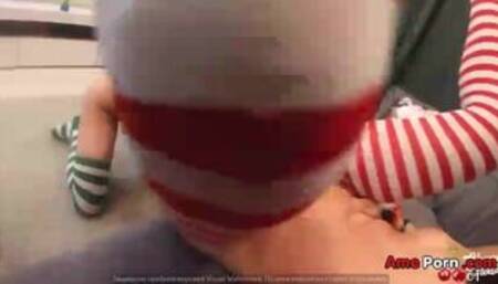 Sexy Santa Girl Passionately Fucks Her Friend On Christmas Night