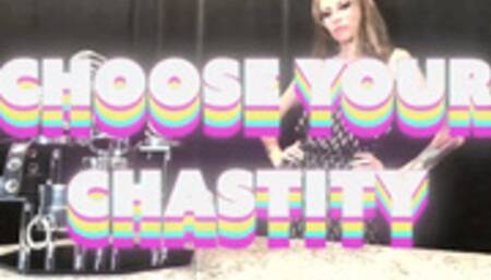 Choose Your Chastity - Keyholder Femdom POV by Goddess Kyaa - 720p