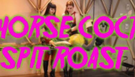 Spit Roast #pegging with Vivienne and Patricia @mazmorbidfetish