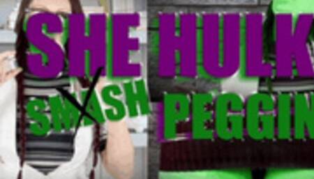 She Hulk Pegging- Superheroins- Cosplay- Pegging- Transformation- Giantess- SFX- VFX- Sci Fi- Clothes Ripping