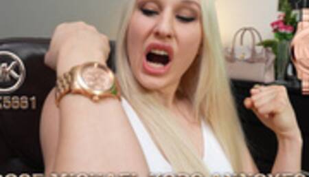 Loose MK5661 Wristwatch Annoyes Diane then it Breaks in Half