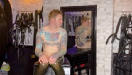 human asstray spit bucket