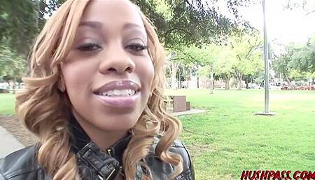Melrose Foxxx Light Skinned Ebony Gets Used To Whytzilla P1