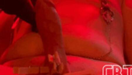 Femdom CBT Ball Crushing & Edging Handjob