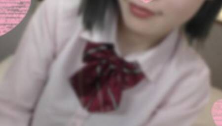 Aya put on cute uniform