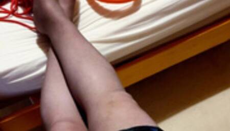 Rubber gloves edging, polishing and post orgasm torment 1-BBW bondage,BBW domination,amateur,naked man tied up,man in bondage,male bondage,bound and gagged man,backboard,handjob,cock and balls tied,piece to camera,strapped down