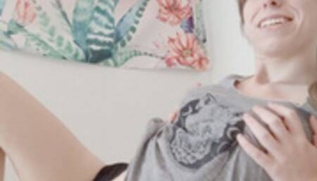 Girl Next Door Strip & Dildo Fuck