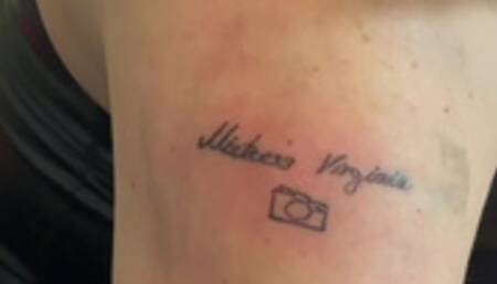 Mistress Virginia and Faith - first tattoo and toilet humiliation