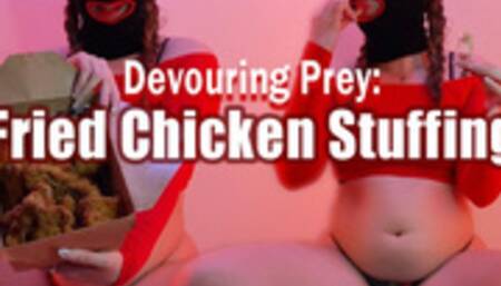 Devouring Prey: Fried Chicken Belly Stuffing WMV