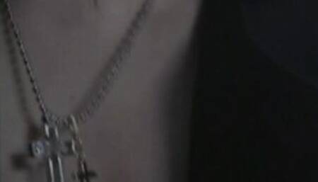 Hot Japanese Emo Blowjob closeup in classroom