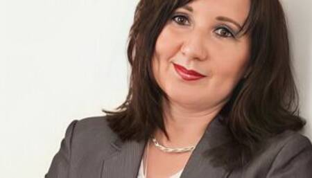 Secretary Michaela gets an anal creampie at the office