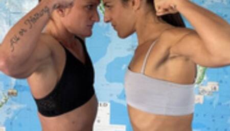 Bianca Blance vs Tapered Physique in a 100% Competitive Wrestling Rematch