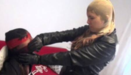 MYSTERIOUS WOMAN (WMV gloved hands full)