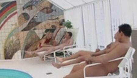 Dara Gangbanged By The Indoors Pool! (1st half wmv)