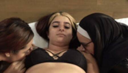 Nun And Karin Biting Ema