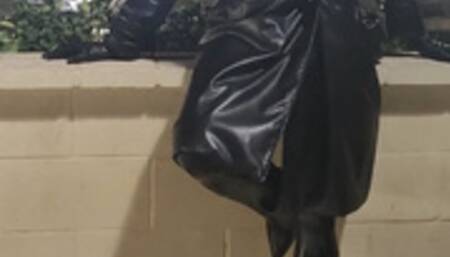 Tania in Latex Rubberdoll in public