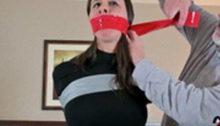 Sarah Gregory - Taped and Trapped (MP4 Format)