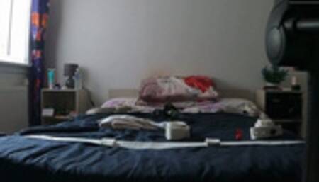 Rubber self bondage - Behind the scenes