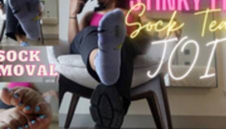 Stinky Feet Sock Tease JOI