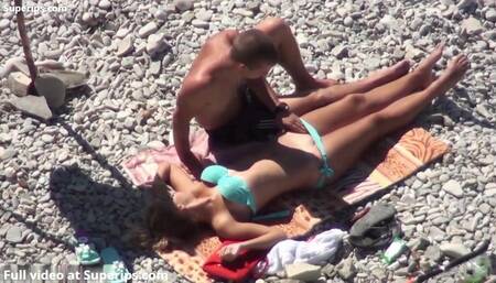 Beach Porn – Young tanned Ukrainian couple