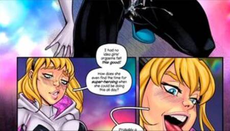 [Gameplay] Adult Spider Woman Becomes a Camgirl - Parody Comic